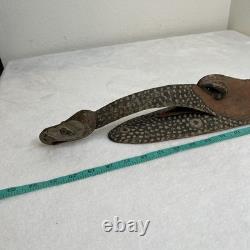 Vintage Papua New Guinea Long Nosed Tambaran Spirit Hand Carved Wooden Mask