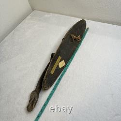 Vintage Papua New Guinea Long Nosed Tambaran Spirit Hand Carved Wooden Mask