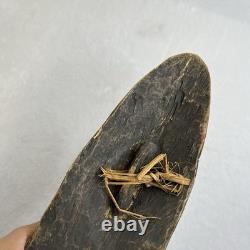 Vintage Papua New Guinea Long Nosed Tambaran Spirit Hand Carved Wooden Mask