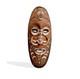 Vintage Papua New Guinea Mask PNG Boars tusks Carved Ancestor Sepik River 26