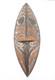 Vintage Papua New Guinea Sepik River Wood Mask Shield Hand Carved Art 17