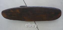 Vintage Papua New Guinea Sepik River Wooden Tribal Spirit Mask Cowrie Shell 12