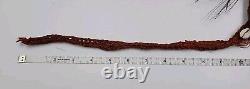 Vintage Papua New Guinea Tribal Headband Feathers Tusks Shells Polynesian Art