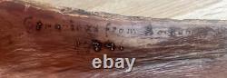 Vintage Papua New Guinea Tribal Masks (x4) 1974 Inscription Hand-Carved Palm