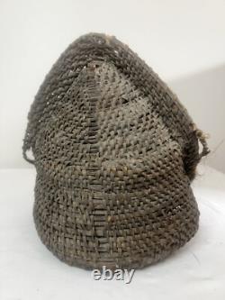 Vintage Papua New Guinea Woven Mask from the Sepik River Region