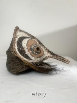 Vintage Papua New Guinea Woven Mask from the Sepik River Region