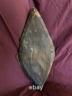 Vintage Savi Papua New Guinea Mask Hand Carved Wood Wall Art