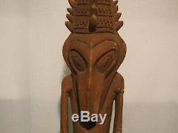 Vintage Sepik River Papua New Guinea Ancestor Figure PNG Carved Tiki not mug