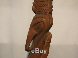 Vintage Sepik River Papua New Guinea Ancestor Figure PNG Carved Tiki not mug