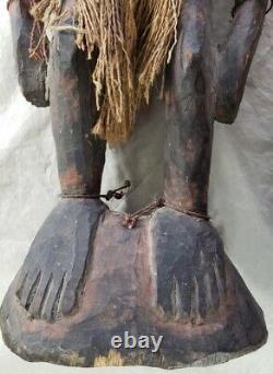 Vintage Sepik River Papua New Guinea Carved Wood Ancestor Spirit Figure Statue