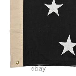 Vintage Sewn Cloth Papua New Guinea Flag Wool Blend Textile Art Decor Oceania