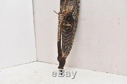 Vintage Tambanum Spirit Mask Sepik River Papua New Guinea Tribal art carved