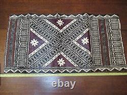 Vintage Tapa Bark Cloth Papua New Guinea PNG Sepik Region 1960's Vibrant Colours