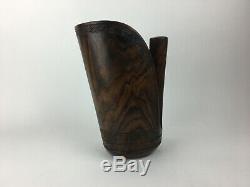 Vintage Tiheru Tata Oceanic Exotic Wood Carved Maori Canoe Bailer