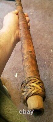 Vintage Tribal Spear Thrower From Papua New Guinea, Chambri Tribe, Sepik Region