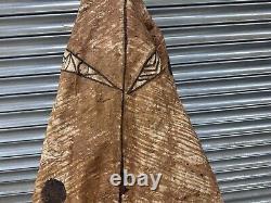 Vintage Tribal Tongan Ngatu Tapa Cloth from Samoa Fiji Tonga Papua New Guinea