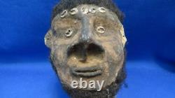 Vintage Yamok/Latmul Tribe Papua New Guinea Effigy Head Bone Dagger c 1946