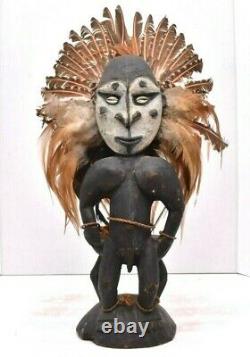 Vintage tribal figure ancestor statue sepik carving papua new guinea oceanic art