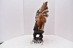 Vintage tribal figure ancestor statue sepik carving papua new guinea oceanic art