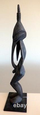 Wokem Ancestor Figure, Karam River region of Papua New Guinea, 17.5 withstand