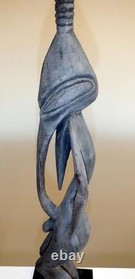 Wokem Ancestor Figure, Karam River region of Papua New Guinea, 17.5 withstand