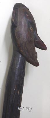 Wombum Village Middle Sepik Sacred Hook withAncestor Face, Papua New Guinea, 26