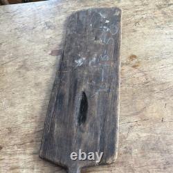 Wonderful Vintage Sepik River New Guinea Hand Carved House Board /Mask 1960's