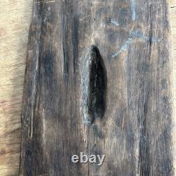 Wonderful Vintage Sepik River New Guinea Hand Carved House Board /Mask 1960's