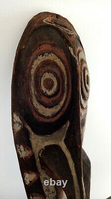 Wooden Carved Tribal Papua New Guinea Sepik Board