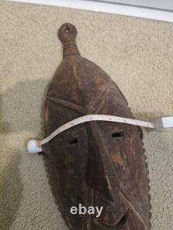 Wooden Tribal Mask Wall Hanging Papua New Guinea