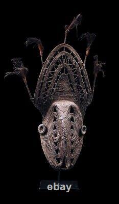 Yam mask, Masque, vannerie, wickerwork, papua new guinea, tribal art, oceania