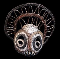 Yam mask, Masque, vannerie, wickerwork, papua new guinea, tribal art, oceania