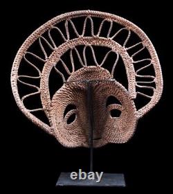 Yam mask, Masque, vannerie, wickerwork, papua new guinea, tribal art, oceania