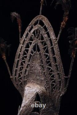 Yam mask, Masque, vannerie, wickerwork, papua new guinea, tribal art, oceania