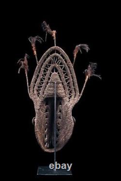 Yam mask, Masque, vannerie, wickerwork, papua new guinea, tribal art, oceania