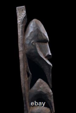 Yipwon cult figure, karawari river, papua new guinea, oceanic art, art océanien