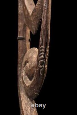 Yipwon cult figure, karawari river, papua new guinea, oceanic art, art océanien